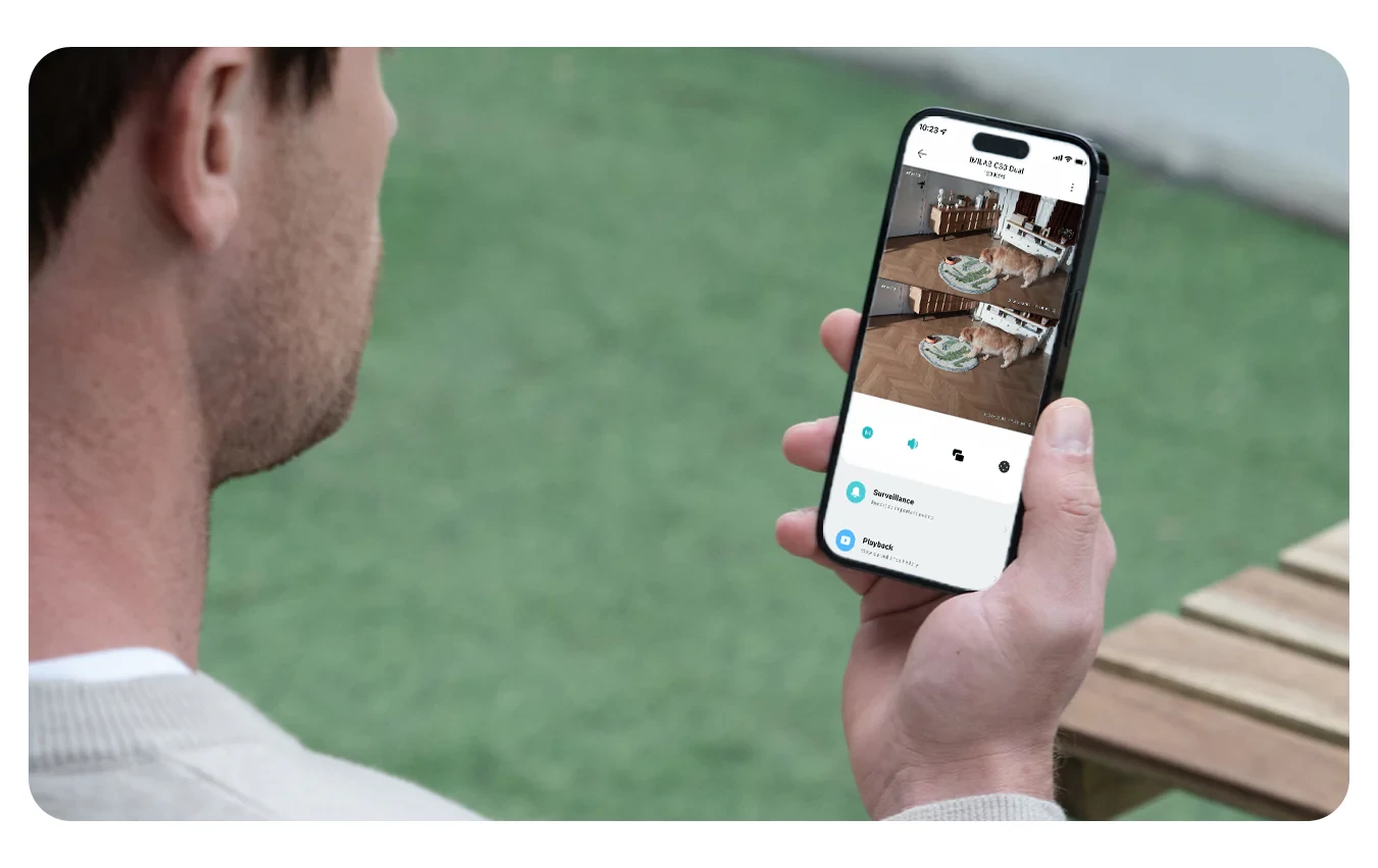 Imilab C30 Dual 3K+3K okos WiFi biztonsági kamera